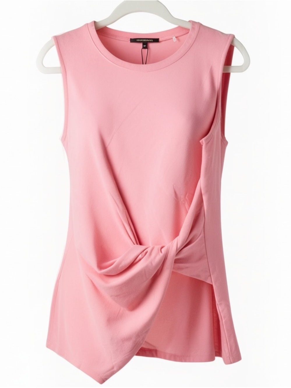 NWT Kobi Halperin Pink Knotted Front Sleeveless Tank